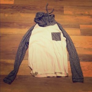 Long Sleeve Hooded Shirt